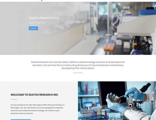 New Website Design for SeaTox Research!