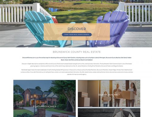 Real Estate Web Design For Discover NC Homes