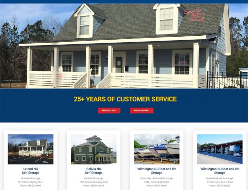 Web Design For Martin Self Storage!