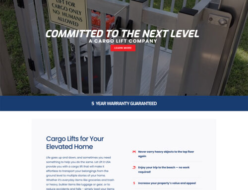 Web Design Wilmington NC for Lift It USA