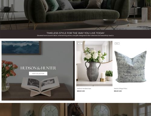 Shopify eCommerce Website Design for Hudson & Hunter