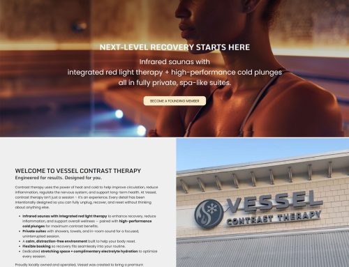 Web Design & SEO For Vessel Contrast Therapy